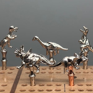 Dino Cribbage Pegs