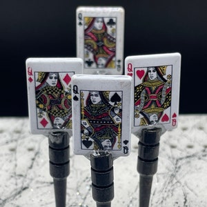 Queen Cards Cribbage Pegs