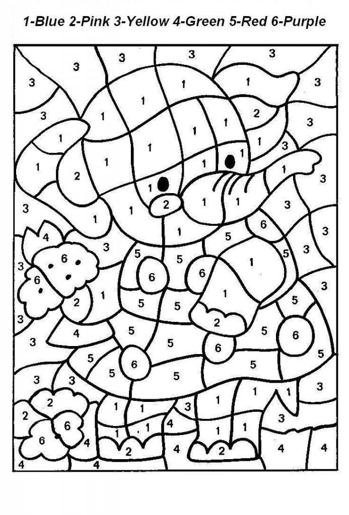 Number Coloring Sheets - Etsy
