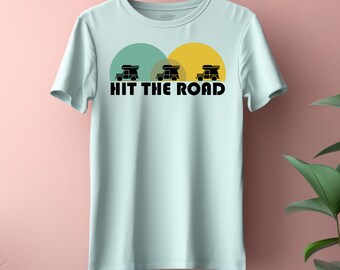 Hit The Road Shirt, Camping Shirt, Adventure Shirt, Adventure Camping Shirt, Road Trip Shirt