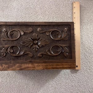 Handmade Turkish Walnut Keepsake Box, Velvet Interior, Special "Magic" Lock