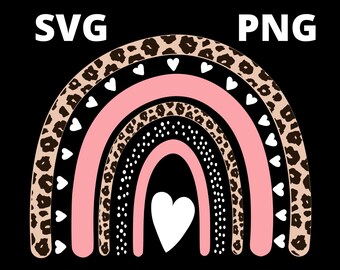 Rainbow Leopard SVG