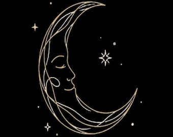 Nursery Art Print Set – Whimsical Moon, Sun & Stars (Instant Download)