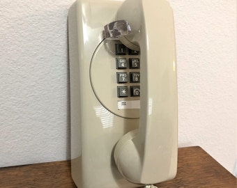 Vintage Western Electric Yellow Donut Phone, Vintage Bright Yellow