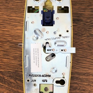 Working New Old Stock (NOS) ITT Trendline Yellow Rotary (pulse) Dial ...