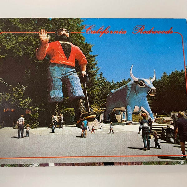 California Redwoods Postcard booklet (rare/vintage)