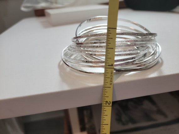 1990s Infinity Bangle Tangle Bracelets Eternity O… - image 7