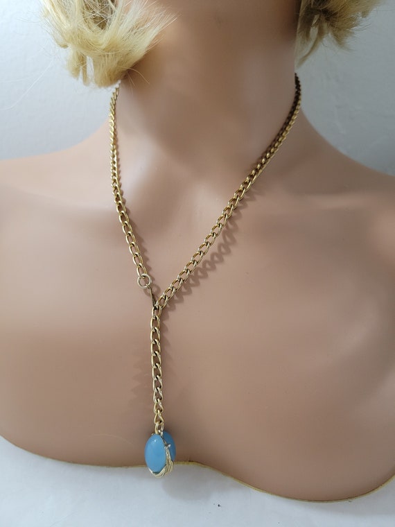 RETRO 1950s Lariat Necklace and Cluster Earrings … - image 2