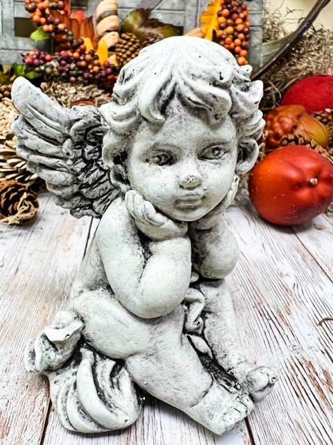 Boy Angel Statue - Etsy Boy Angel Statue - Etsy