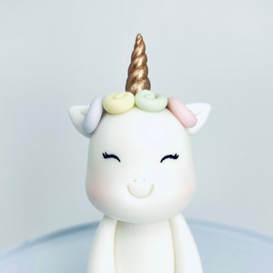 Licorne fondant Saracino pâte à sucre figure cake topper