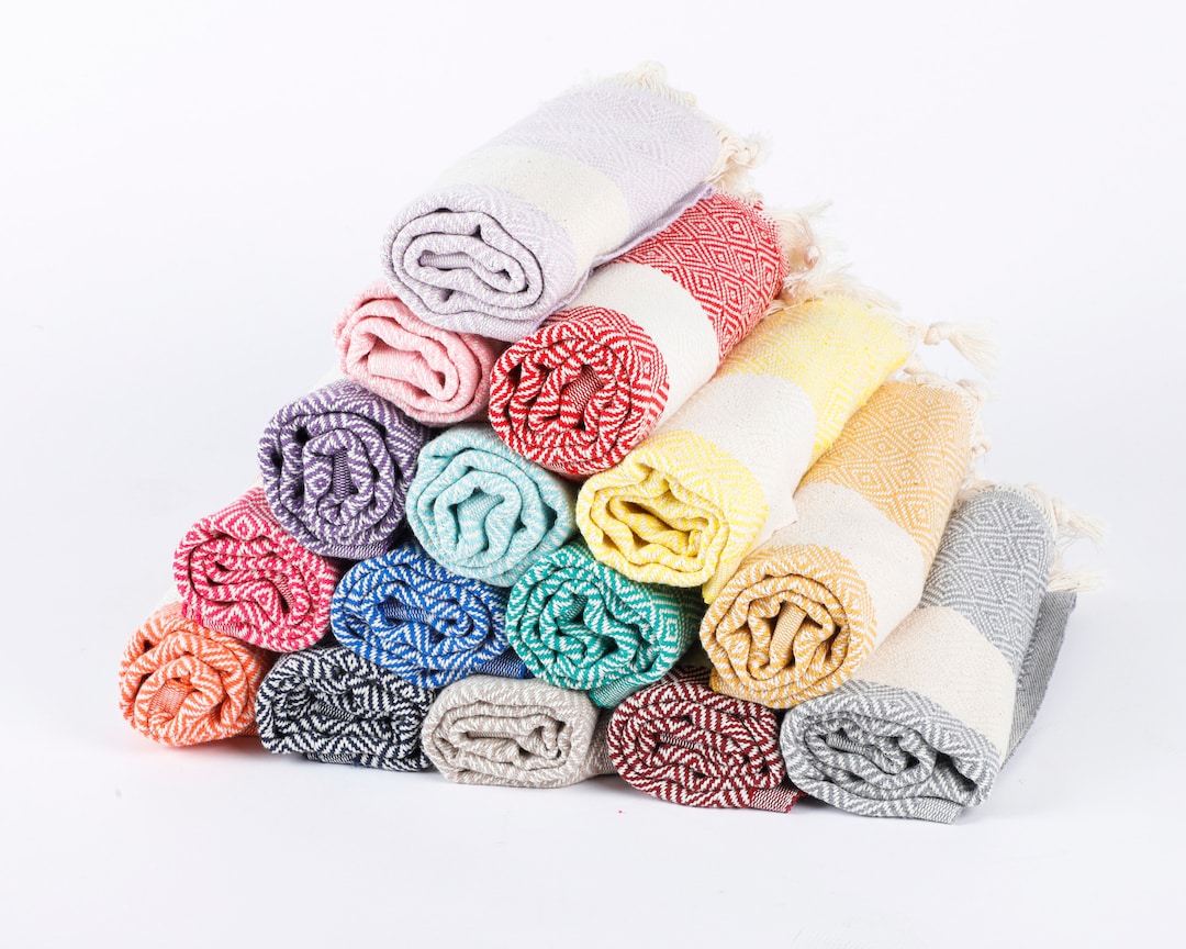 Hand Towel, Bathroom Towel, Kitchen Towel, Organic Turkish Cotton Towel, Turkish Towel, Bathroom ...