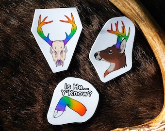 Pride Deer Stickers