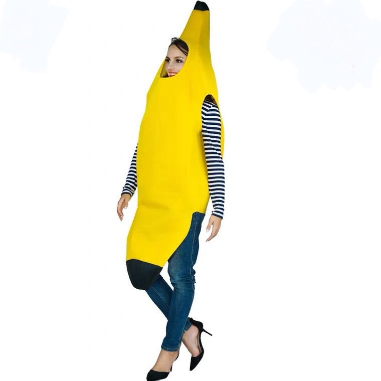 Funny Banana Halloween Cosplay Costume Couple Outfit Etsy