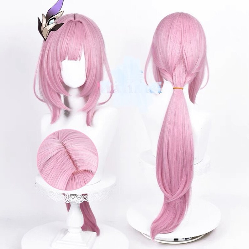 Honkai Impact Elysia Wig Cosplay Etsy