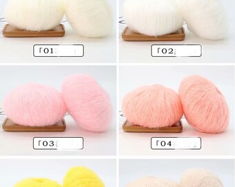 Mohair plush wool Yarn knitting 25g Amigurumi diy hat, clothes, scarf plush toys