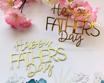 Happy Father's Day Chocolate Strawberry Box Topper | Breakable Heart Charm | Gift Box Topper