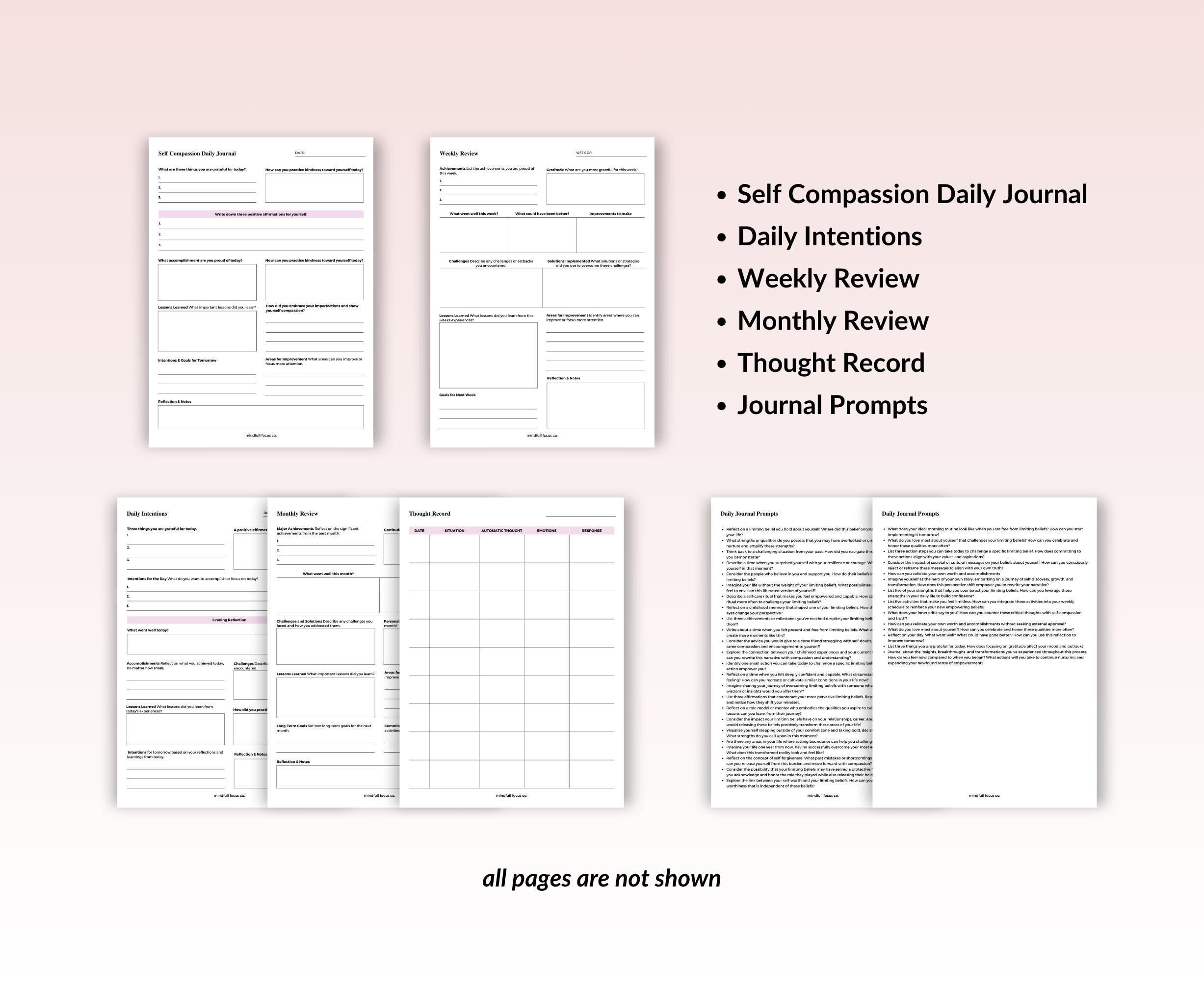 Limiting Beliefs Worksheet, Self Therapy, Mental Health, Personal ...
