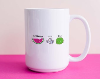 Harry Styles aangepaste koffiemok | Watermeloen, suiker, hoog