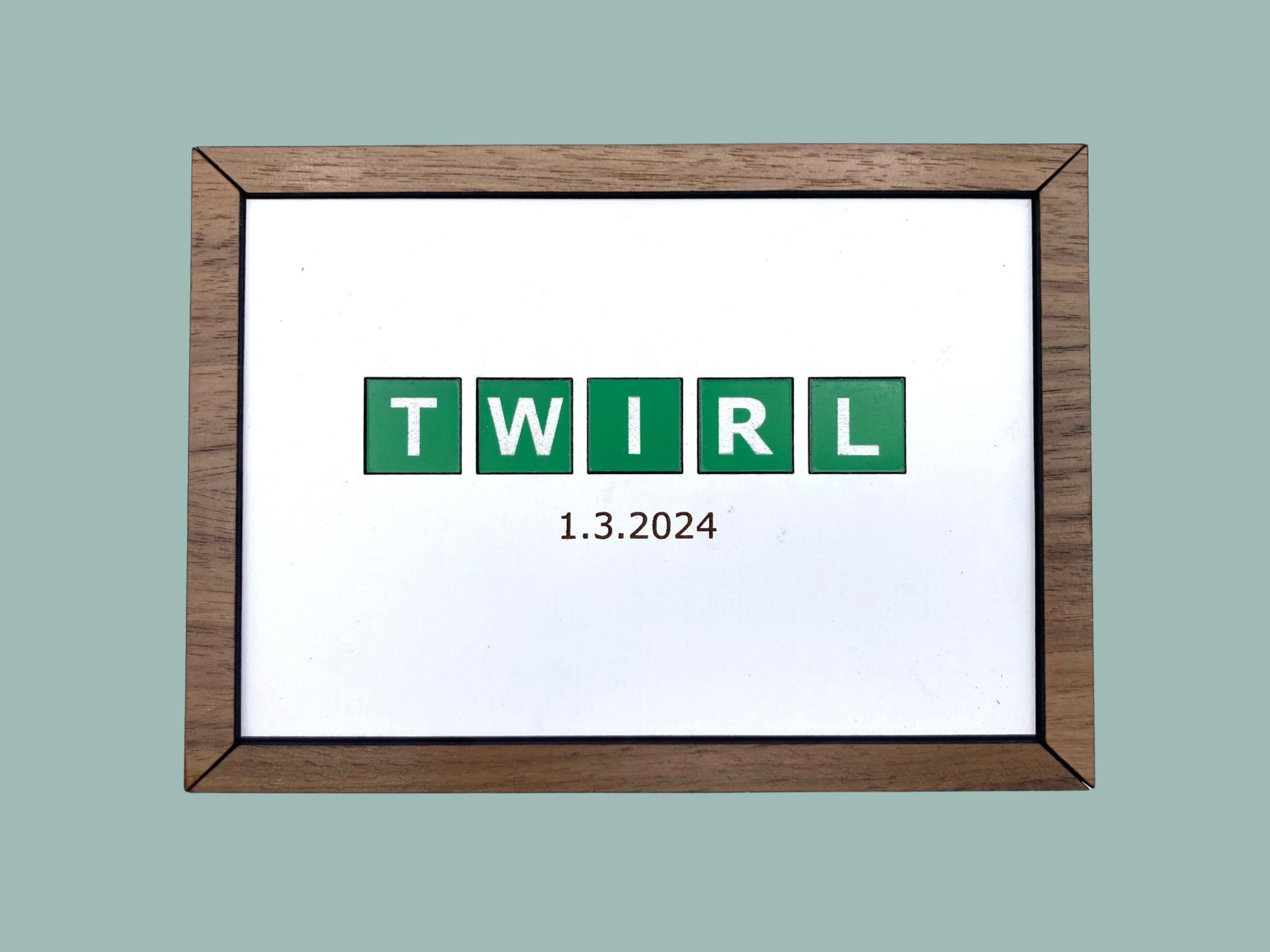 Wordle Finger Sign Custom Wordle Answer Celebration Sign, Optional Stand - Etsy
