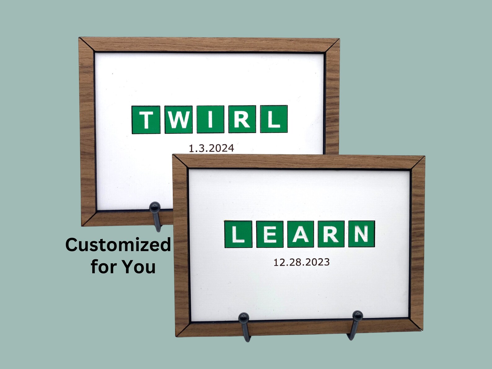 Wordle Finger Sign Custom Wordle Answer Celebration Sign, Optional Stand - Etsy