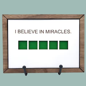 Wordle Lover&#39;s Gift, For the Wordle Fan, 7&quot; x 5&quot; Plaque and Optional Stand