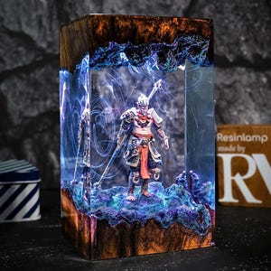 Handmade Wuk,ong Diorama Resin Lamp, Game Gift, gift for him ,homedecor