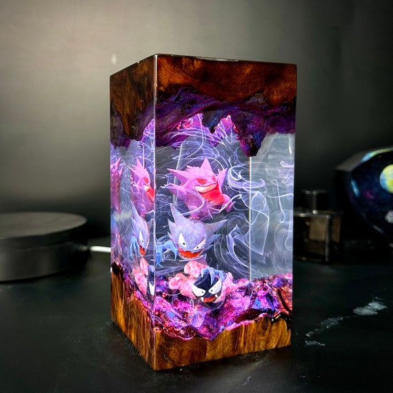 Unique Color Changing Wood Lamp, Resin Epoxy Wooden Night Lights, Rustic  Home Decor, Custom Night Light, Table Resin Lamp, Gift for Him 
