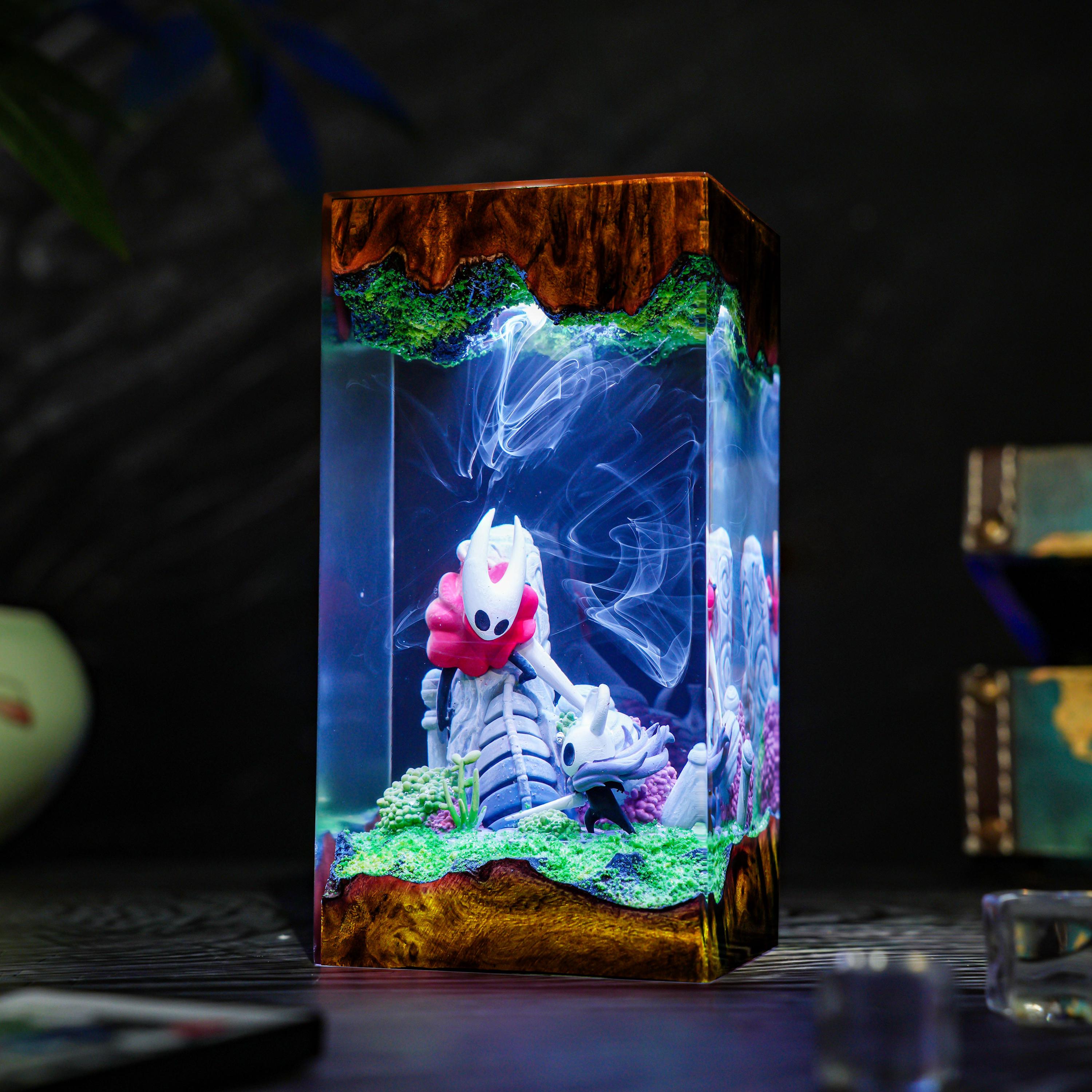 Handmade Knight and Hor.net Lamp, Greenpath Gaming Decor, Handmade ...