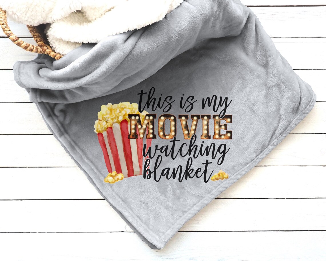 Movie Watching Blanket Soft Throw Blanket Movie Blanket Etsy
