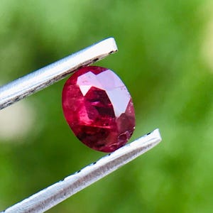 Natural Ruby Gemstone Brilliant Cut, Unheated Ruby , Untreated Ruby Top Quality Ruby gemstone, 0.25 Cts - 4.5x3.5x1.7mm, Pigeon Blood Ruby