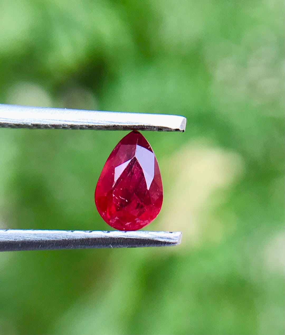 Pigeon Ruby Natural Pigeon Blood Ruby, Pear Cut Gemstone (0.40 Cts) - Etsy
