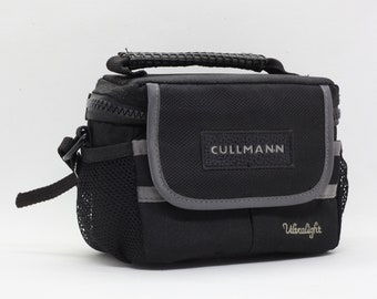 Cullmann Vintage retro schoudertas voor film en digitale camera's zwart