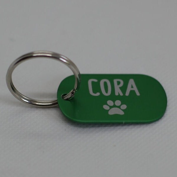Dog Tag Personalized Engraved Animal Tag Pendant Address Tag Dog Tag Key Ring