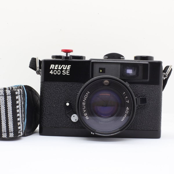 Vintage Revue 400 SE 40 mm f/1.7 Film Rangefinder Camera - Classic Manual Control Canon Photography Analog 35 mm Lomography