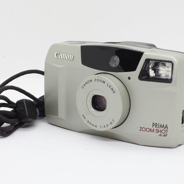 Canon Prima Zoom Shot 38-60mm f/4.5-6.7 Compact Point and Shoot Vintage Analog Film Camera 35mm Photography Lomography