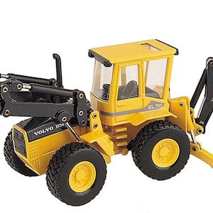 Volvo EL70 traktorgrävare - Joal 1:50 diecast skala