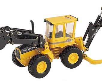 Tractor retroexcavadora Volvo EL70 - Joal escala 1:50 diecast