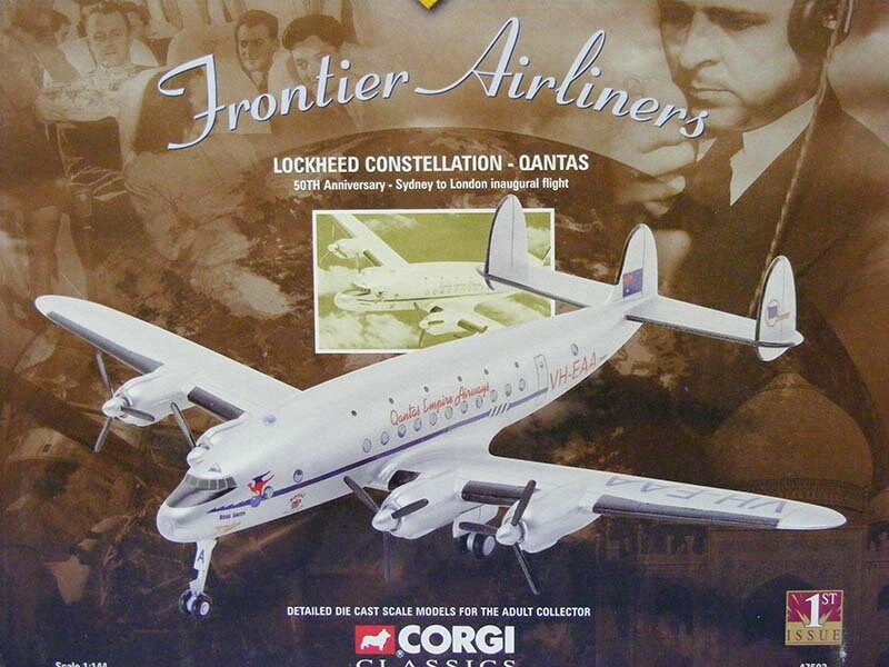 CORGI コーギー 1/144 LOCKHEED カンタス航空 Lockheed Constellation - QANTAS Airlines by Corgi 1:144