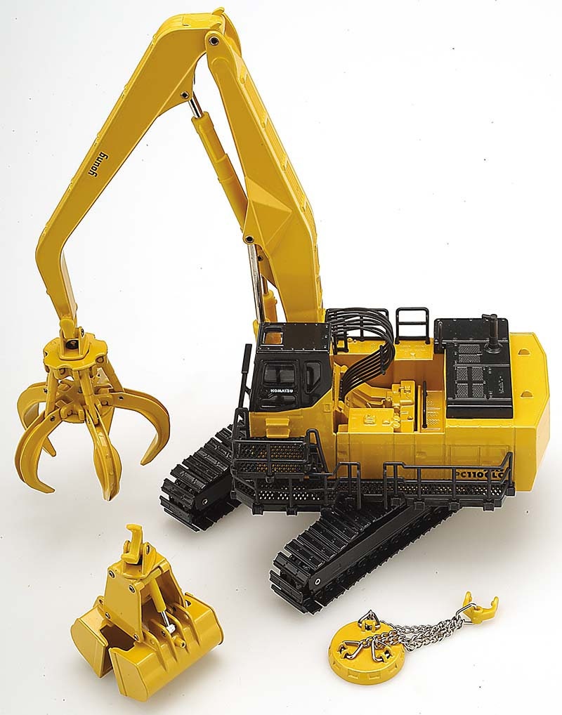 KOMATSU ＰＣ1100 ＬC-6 1/50 Komatsu PC1100 LC With Attachments - Joal 1:50 Scale Diecast Model