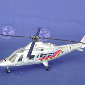 AGUSTA elicottero argento/nero - Joal diecast