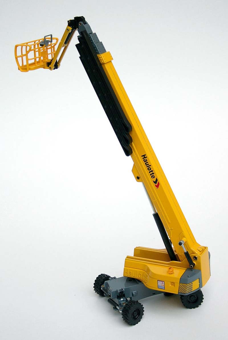 Haulotte H43 TPX ミニカー 1:50 Haulotte H43TPX Telescopic Manlift Work Platform - Joal 1:50 Scale