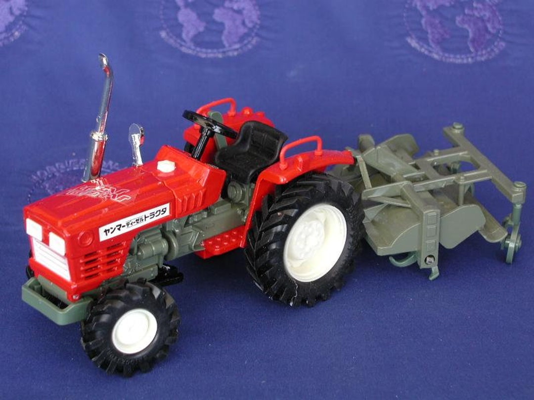 ヤンマー ディーゼル トラクタ ミニカー Yanmar Tractor With Tiller in 1:25 Scale by Diapet of Japan - Etsy