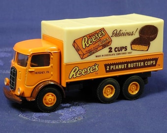 Mack CJ  Box van - Reeses peanut Butter Cups in 1:64 scale diecast