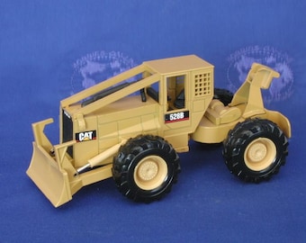 Caterpill 528 Holzschiebewagen von NZG aus Metall im Maßstab 1:50