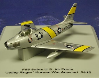 CDC Armour F86 Sabre USAF Korea - Jolley Roger 1:100 scale diecast by Franklin Mint
