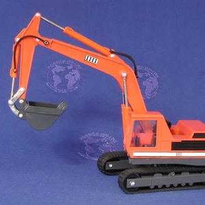 Akerman EC200 Excavator With Hammer - Joal 1:50 Scale Diecast - Etsy