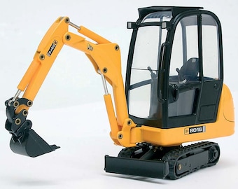 JCB 8016 minigrävmaskin med skopa - Joal skala 1:25 gjuten modell