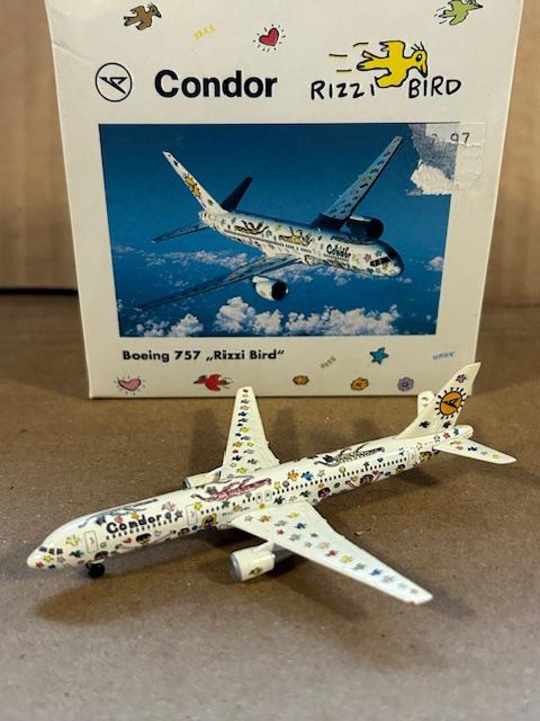 Boeing 757 - CONDOR - RIZZI BIRD Airline in 1:500 Scale Diecast by