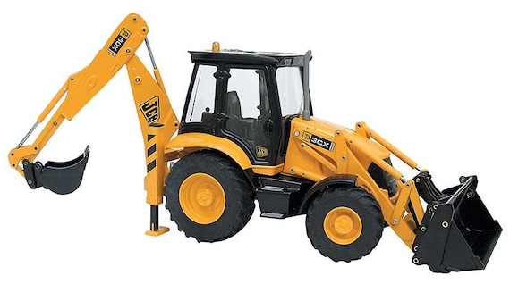 JCB 3CX Sideshift Tractor Loader Backhoe - in 1/25 Scale Diecast