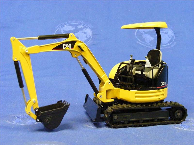 注目のブランド in Excavator Mini Track 303CR Caterpillar 1:22 Diecast Scale 鉄道模型